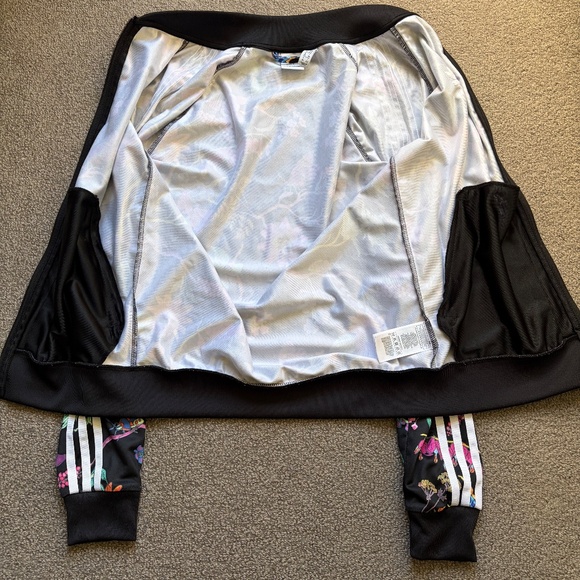 Adidas Originals Ws Bomber Jacket Poisonous Garden Floral Track Warm Up | Size S - Picture 6 of 16